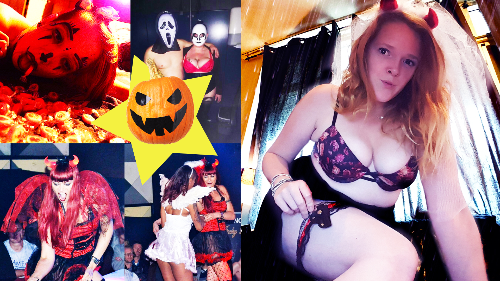 Halloween party op Kinkylife foto afbeelding