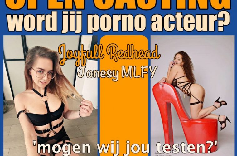 Open Casting voor nieuwe porno-mannen op 9 februari